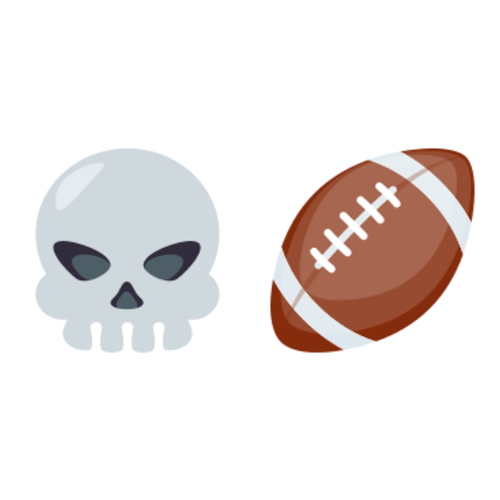 💀🏈 Emoji Domain EmojiOne rendering